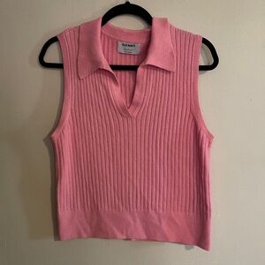 Pink sweater tank